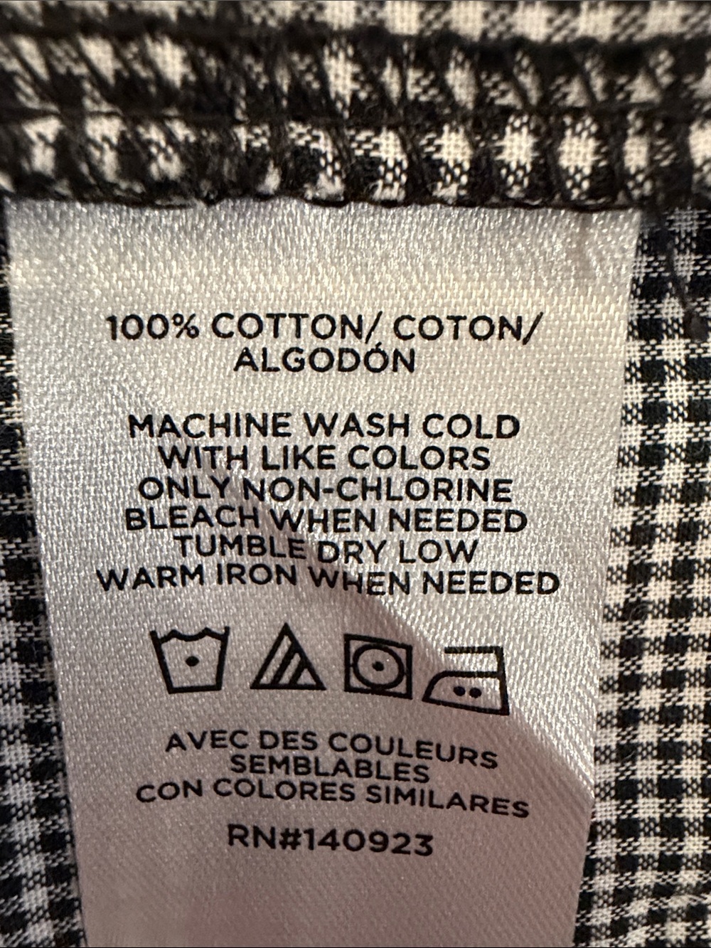 LOFT Gingham Pintucked Puff Sleeve Blouse - NWT - Picture 8 of 8